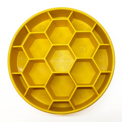 SodaPup Honeycomb Enrichment Bowl shown from the front.