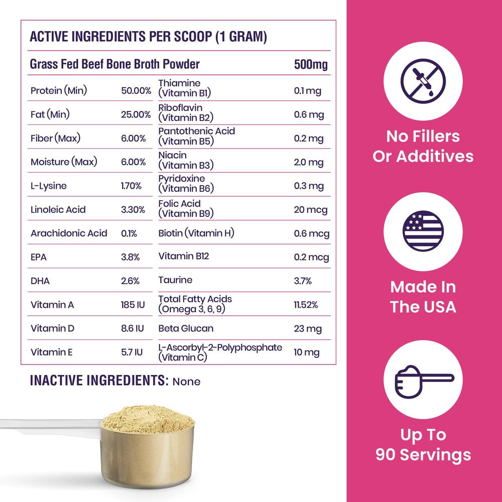 A serving view of Special Breed Cat Multivitamin powder for daily use.