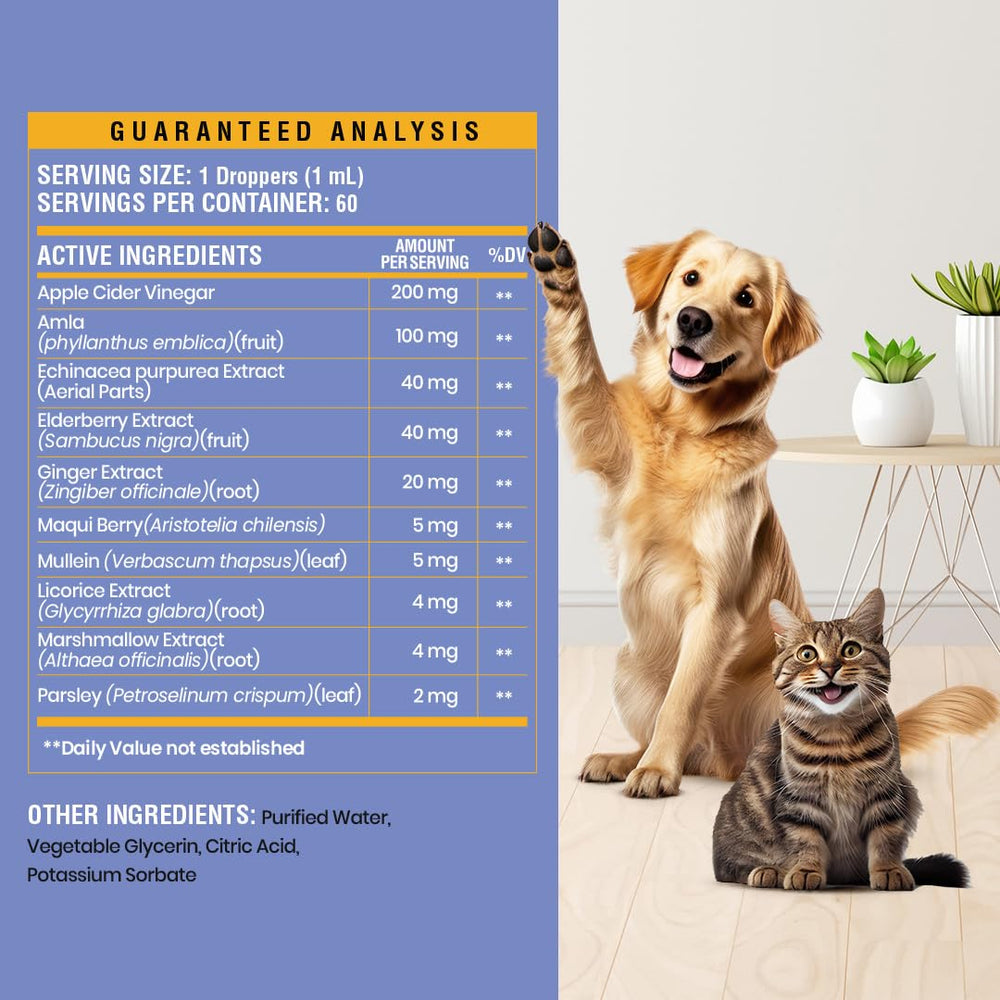 Special Breed Kennel Cough Support liquid drops shown as a product detail.