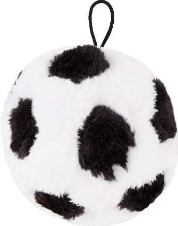 SPOT Plush Soccer Ball Dog Toy close-up showing its soccer-ball look.