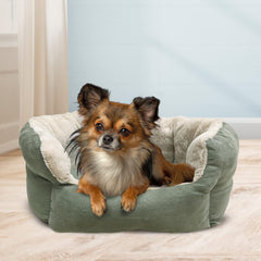SPOT Sleep Zone small pet bed showing its reversible cushion design.