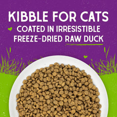 Stella & Chewy's Raw Coated Cat Food ingredient panel on the bag.