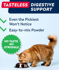STRELLALAB Cat Probiotic Powder shown for feline digestive support.