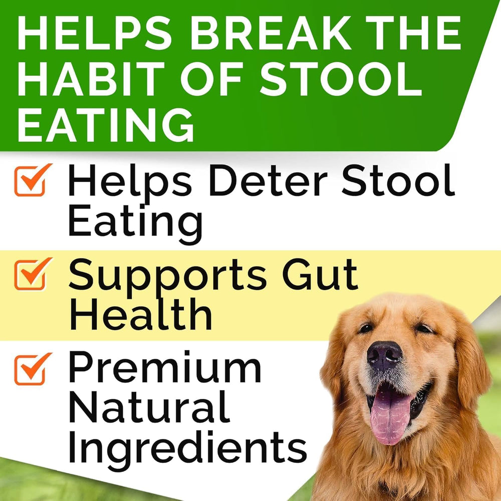 STRELLALAB No Poo Chews for Dogs shown in a close-up of a chew.
