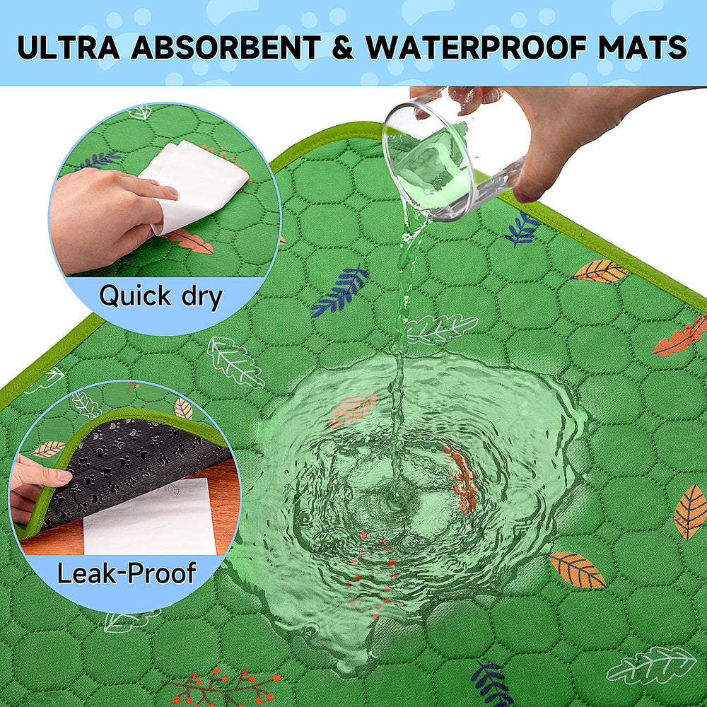 Sunheir washable pee pads showing the non-slip, dog-paw-shaped silicone base.