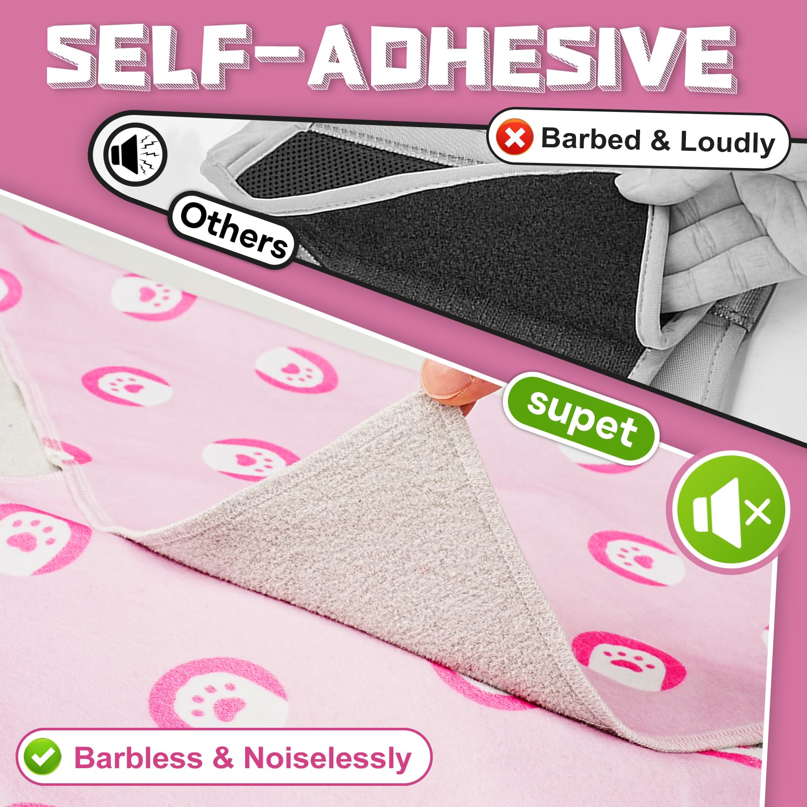 Supet Cat Grooming Wrap close-up showing its shaped, flexible edge.