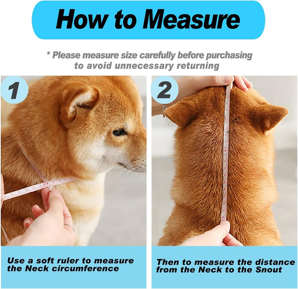 Supet Dog Cone Collar adjustable fastening detail.