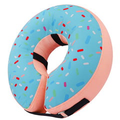 Supet inflatable dog recovery collar showing the removable zippered cover.