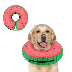 Supet Inflatable Dog Donut Collar shown from the front.
