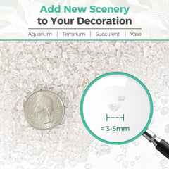 T4U Crystal Rocks used in a decorative fish-bowl layout.