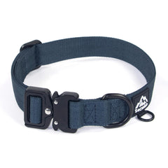 Tacwild dog collar shown from the front, highlighting its tactical nylon strap.