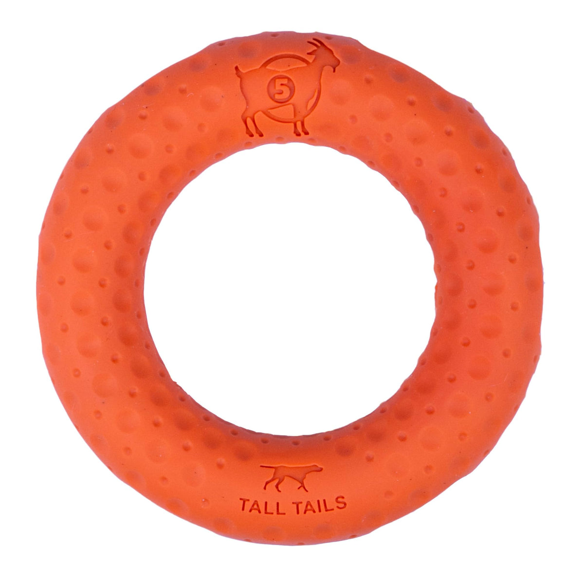 Tall Tails G.O.A.T. Sport Fetch Ring shown from the front.