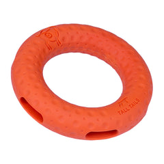Tall Tails G.O.A.T. Sport Fetch Ring shown at a side angle.
