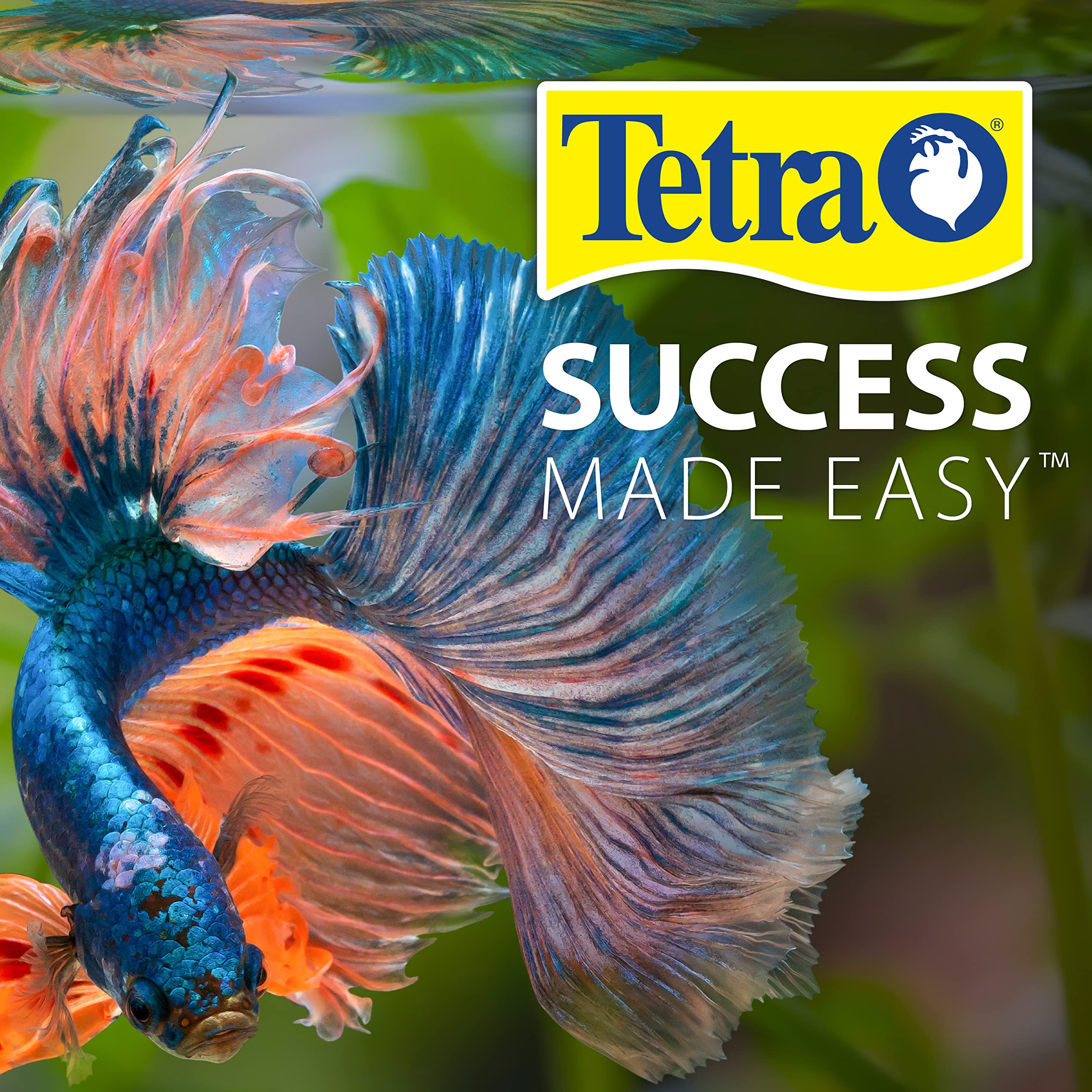 Tetra AquaSafe Plus water conditioner shown for aquarium water changes.