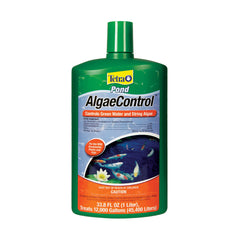 Tetra Pond Algae Control Treatment bottle shown from the front.