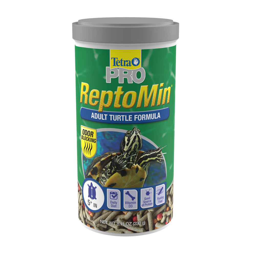 Tetra ReptoMin Pro Sticks package shown from the front.
