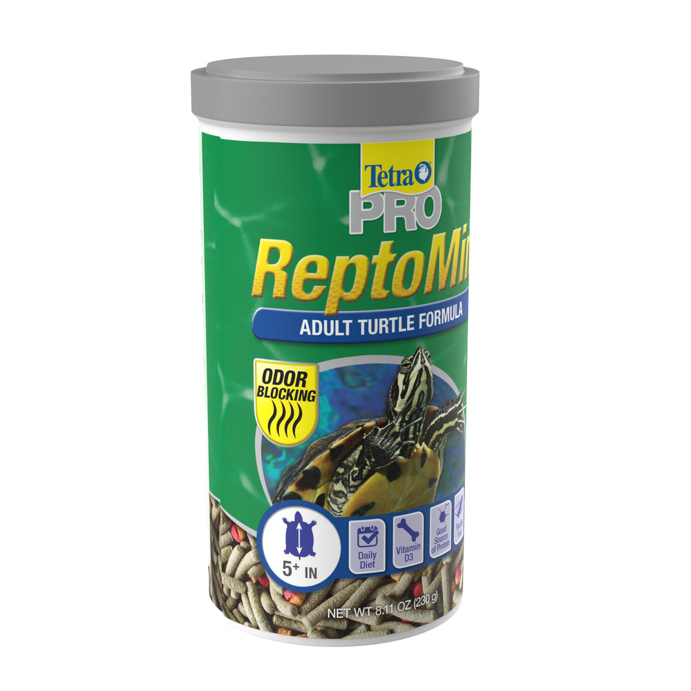 Tetra ReptoMin Pro Sticks shown in a close-up of the food sticks.