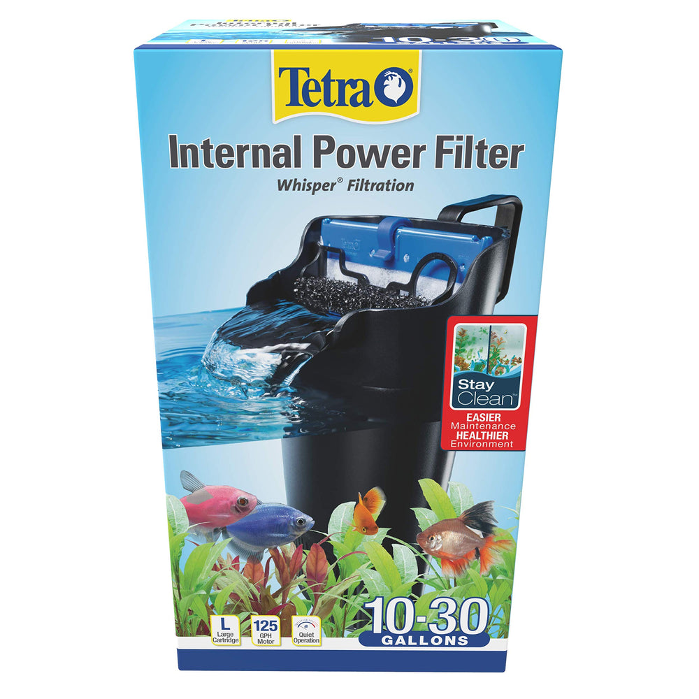 Tetra Whisper internal power filter shown from the front.