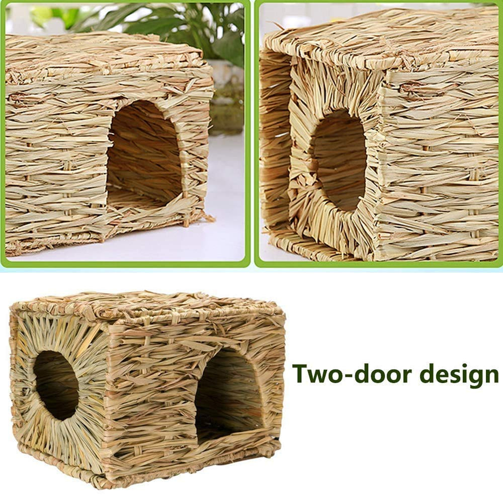 Tfwadmx Rabbit Grass House showing the entrance to its small-pet hideaway.