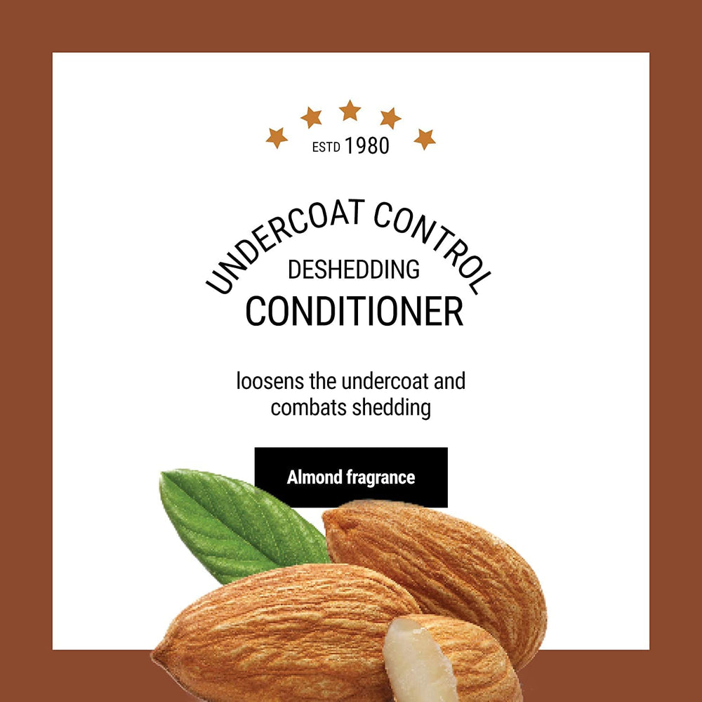The Coat Handler dog conditioner shown during coat grooming.