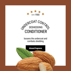 The Coat Handler dog conditioner shown during coat grooming.