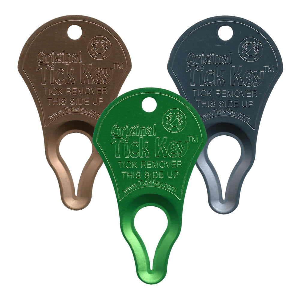 The Tick Key Original Tick Key three-pack in Earth color.