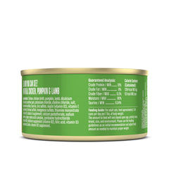 Tiki Cat Friends wet cat food can shown from the back.