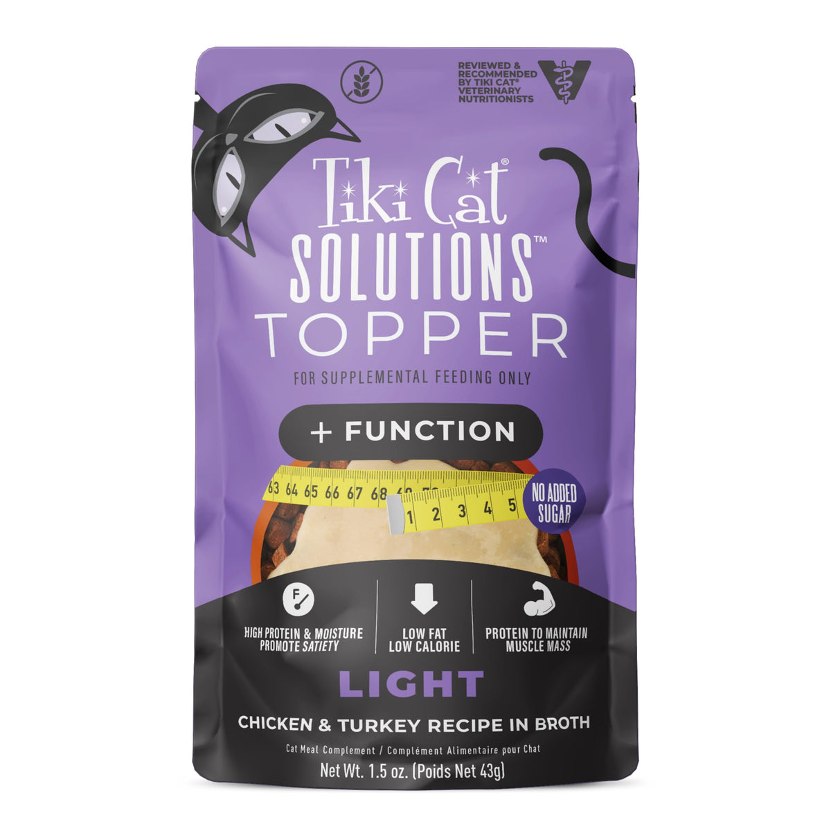 Tiki Cat Solutions Light Topper shown from the front.