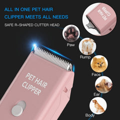 Tileon replacement blade shown detached from a grooming clipper.