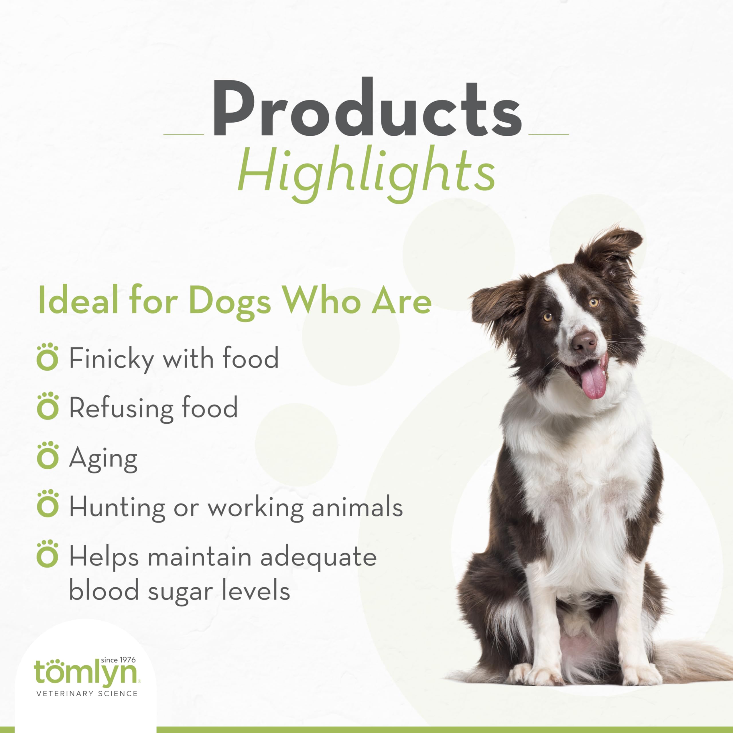 Close-up of the smooth gel texture of TOMLYN Nutri-Cal dog gel.