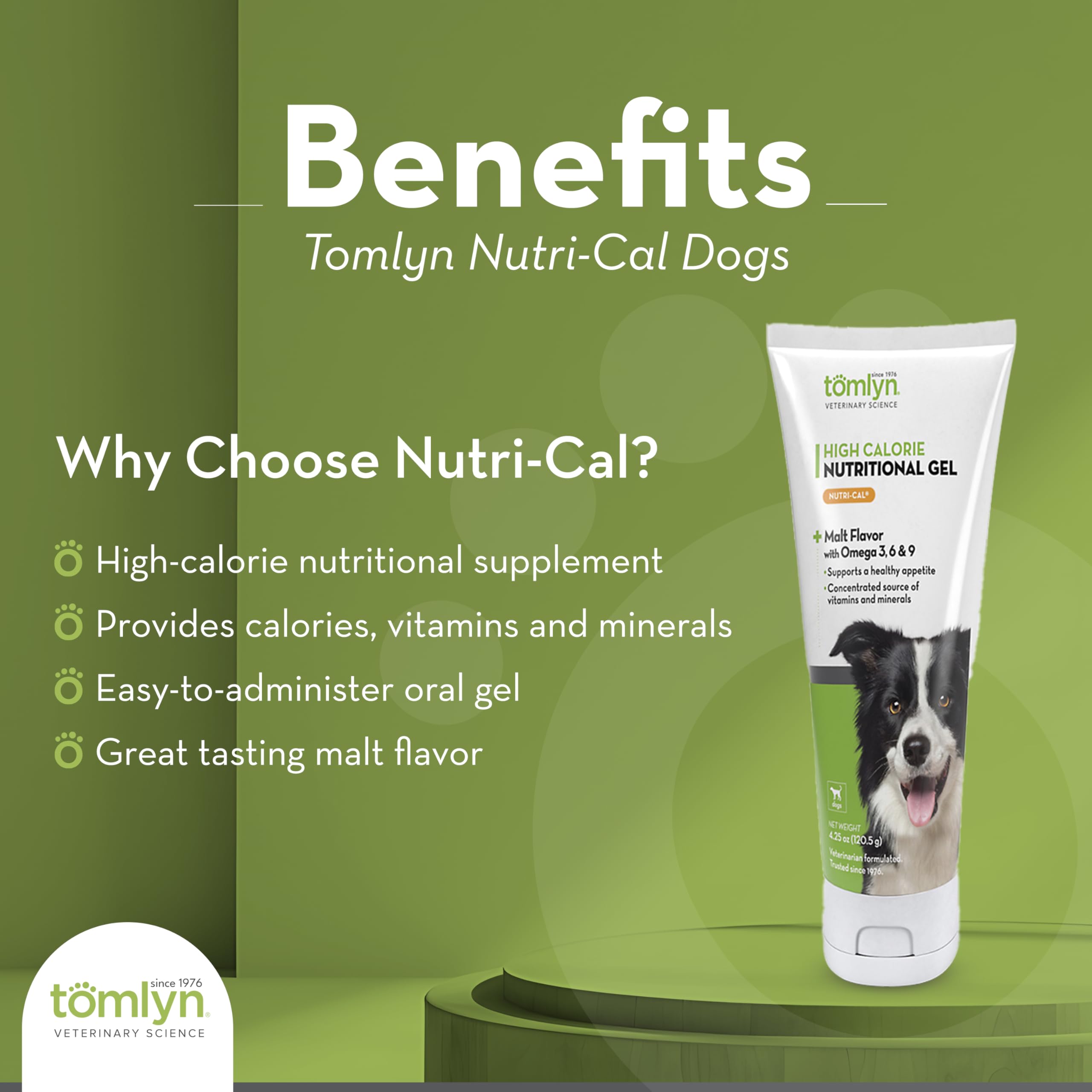 TOMLYN Nutri-Cal tube shown from the front.