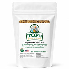 TOP's Napoleon's seed mix shown in its front package view.