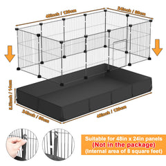 Tresbro Guinea Pig Cage Liner hook shown close up.