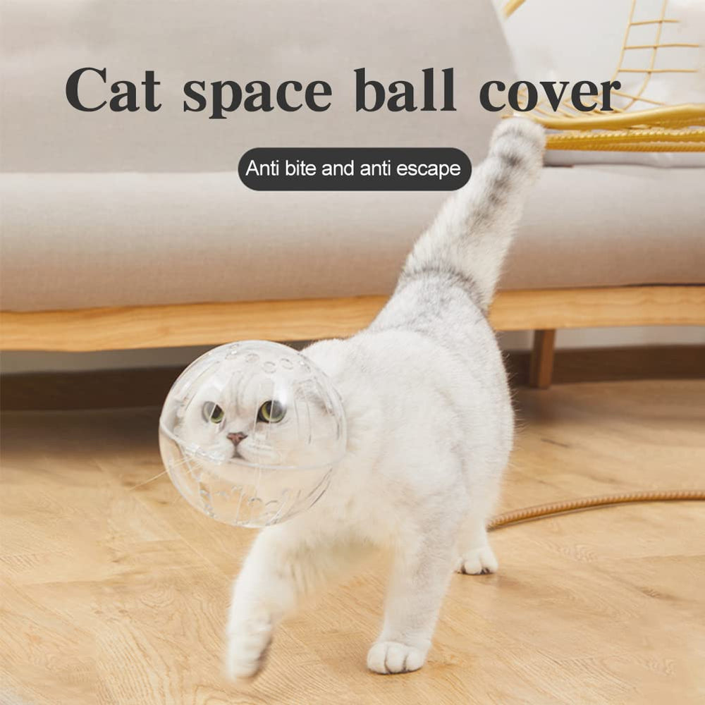 Trivolein cat grooming muzzle shown during a grooming session.