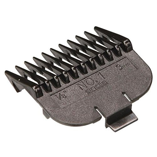 TRIXIE Andis animal comb set shown fitted for animal grooming.