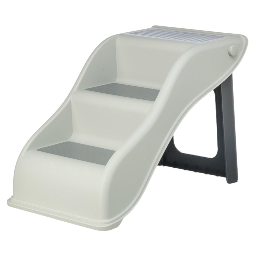 TRIXIE pet stairs shown from the front with three steps.