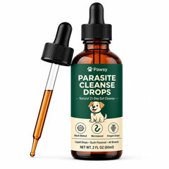 Tunhor Pawsy Parasite Cleanse Drops bottle shown from the front.