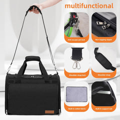 TWDEPART cat carrier backpack set with its collapsible travel bowl.