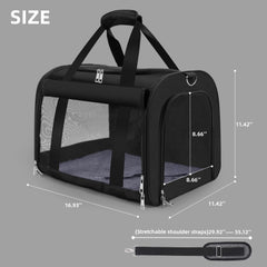 TWDEPART cat carrier backpack shown with the included plush cushion.