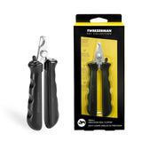 Tweezerman Small Nail Clippers for Pets shown from the front.