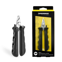 Tweezerman Small Nail Clippers for Pets shown from the front.
