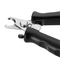 Tweezerman Small Nail Clippers for Pets shown from the side.