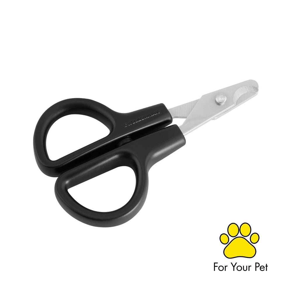 Tweezerman X-Small pet nail clippers shown from the side.