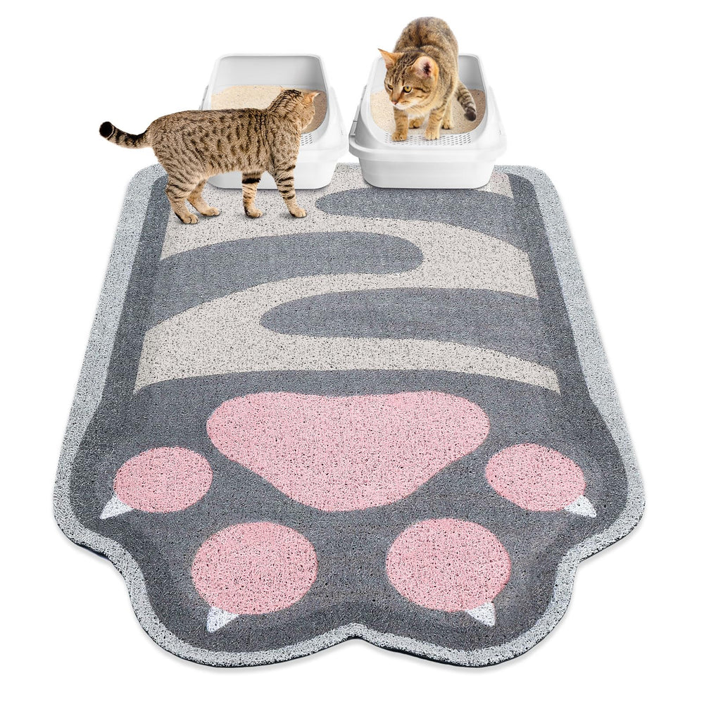 Unicorn Catcher cat litter mat shown from the front.