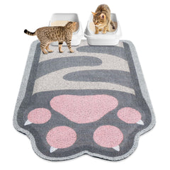 Unicorn Catcher cat litter mat shown from the front.