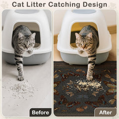 Unicorn Catcher cat litter mat with a close view of its high-density mesh.
