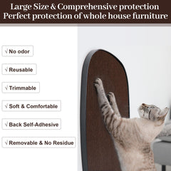 Uranshin Cat Scratching Mat close-up highlighting its polyester surface.