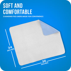 Utopia Bedding dog pee pad shown as a waterproof bedding protector.