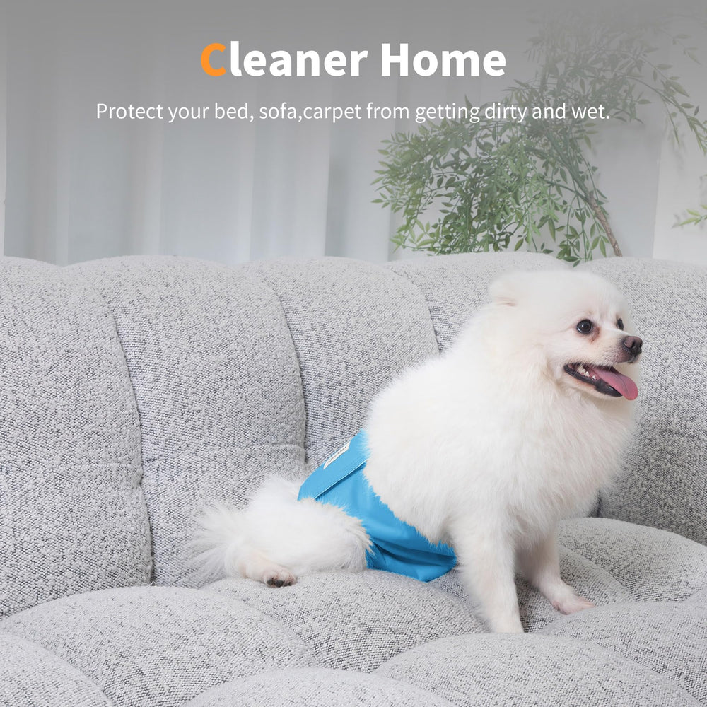 Vecomfy male dog belly band detail showing the soft mesh lining.