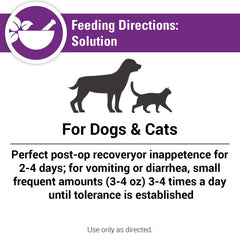 Vet Classics Pet-A-Lyte oral electrolyte solution shown for dogs and cats.